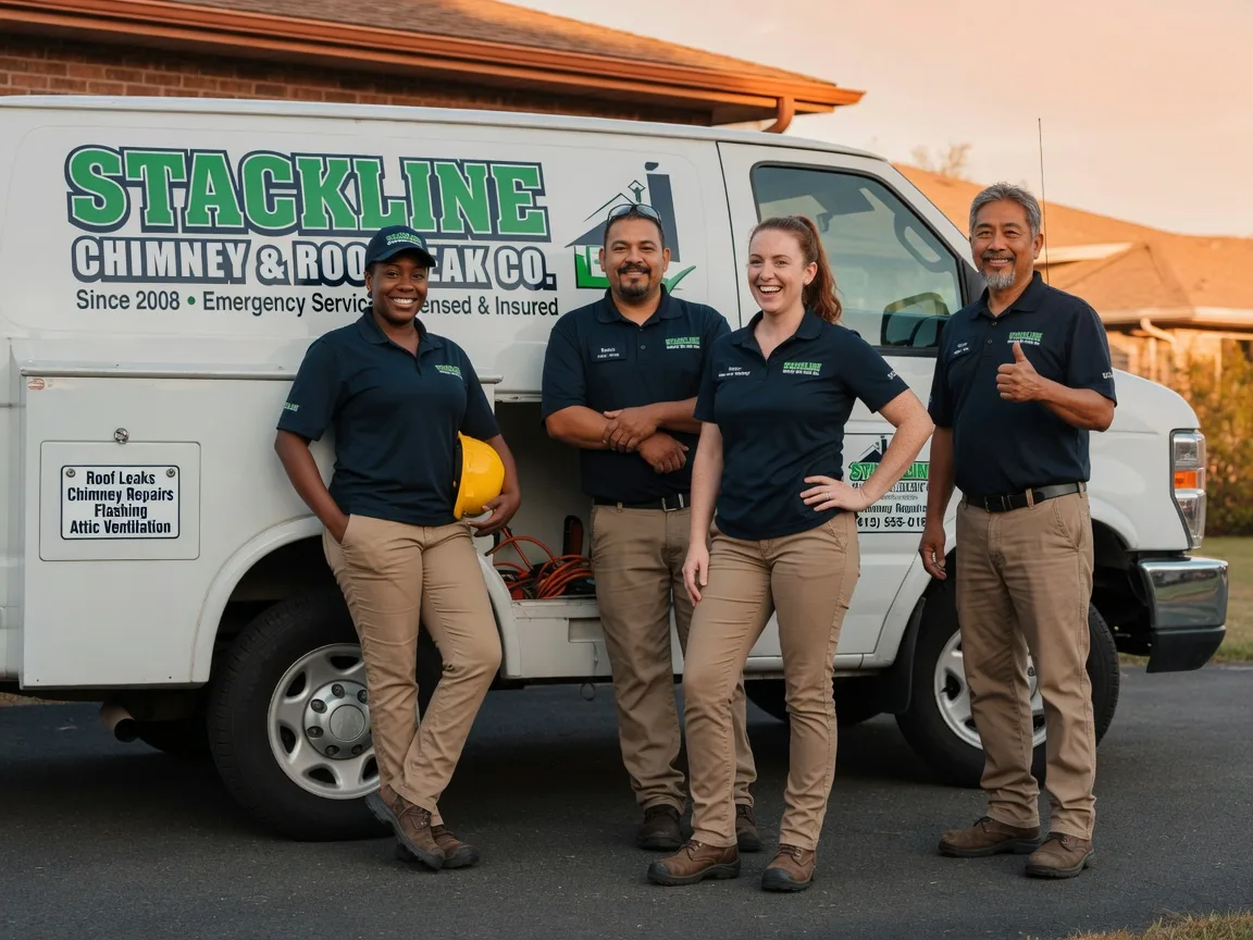 Chimney flashing repair company in Hague, ND